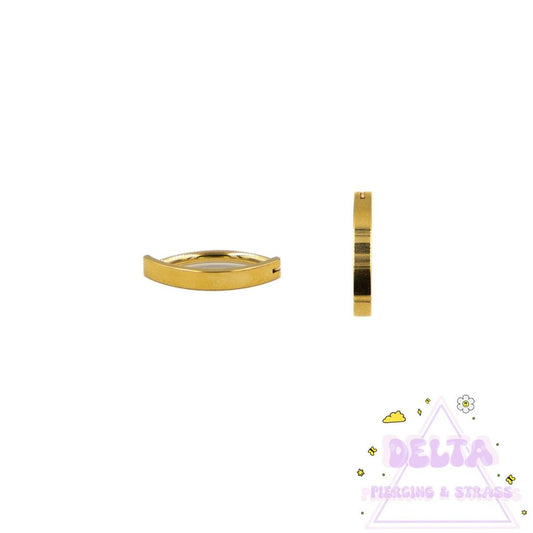 Piercing Nombril Anneau Doré en Titane