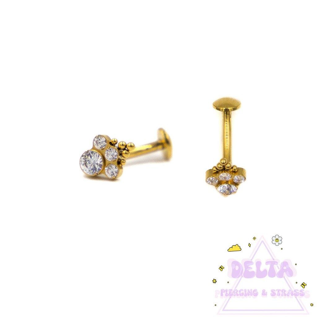 Piercing Nombril Patte Dorée