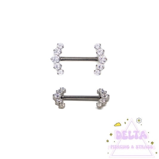 Piercing téton en titane