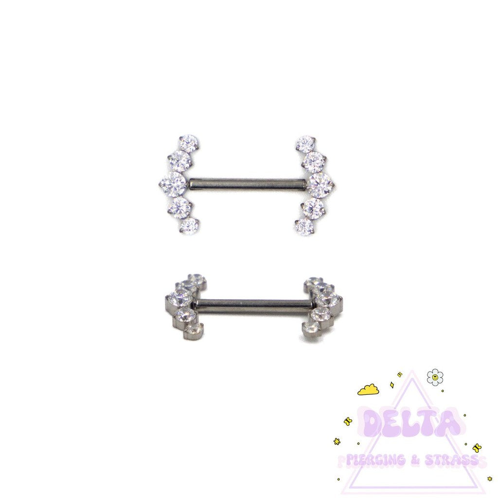 Piercing téton en titane